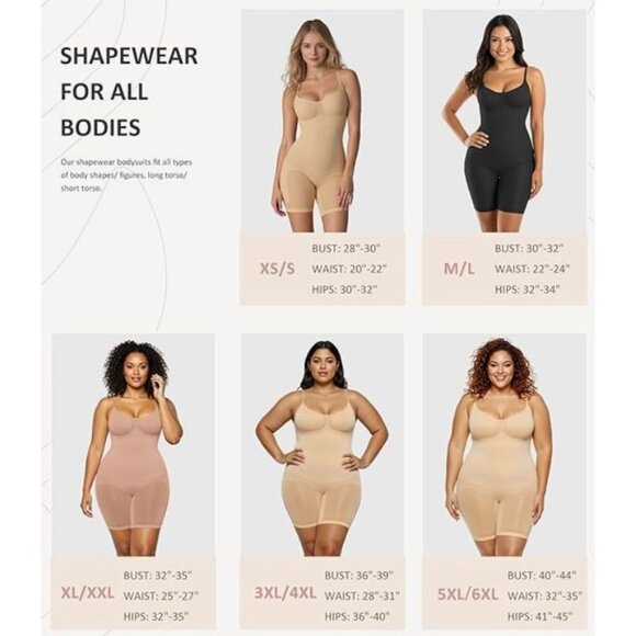 Butt Lifting Shapewear- Firm Conrol Fajas Body Shaper- FeelinGirl Size XS (1380) - Picture 8 of 9